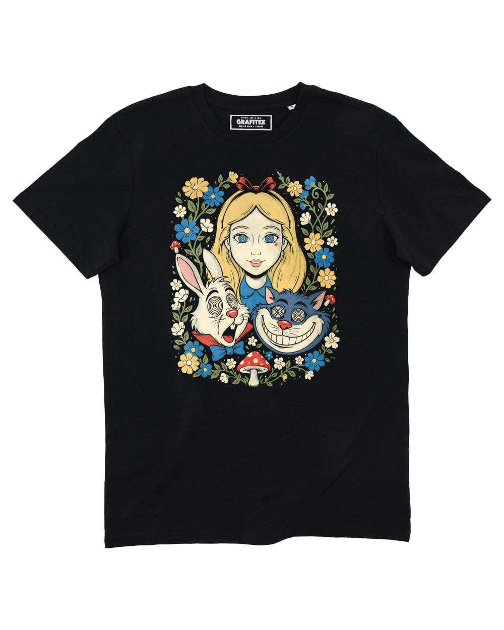 Teeshirt Psychedelic Garden Grafitee