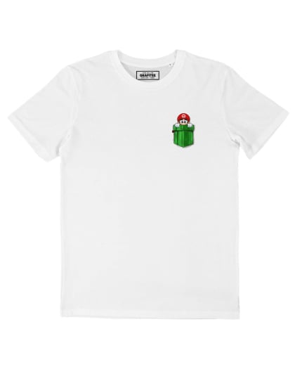 T-shirt Mario - Pocket Pipe Grafitee