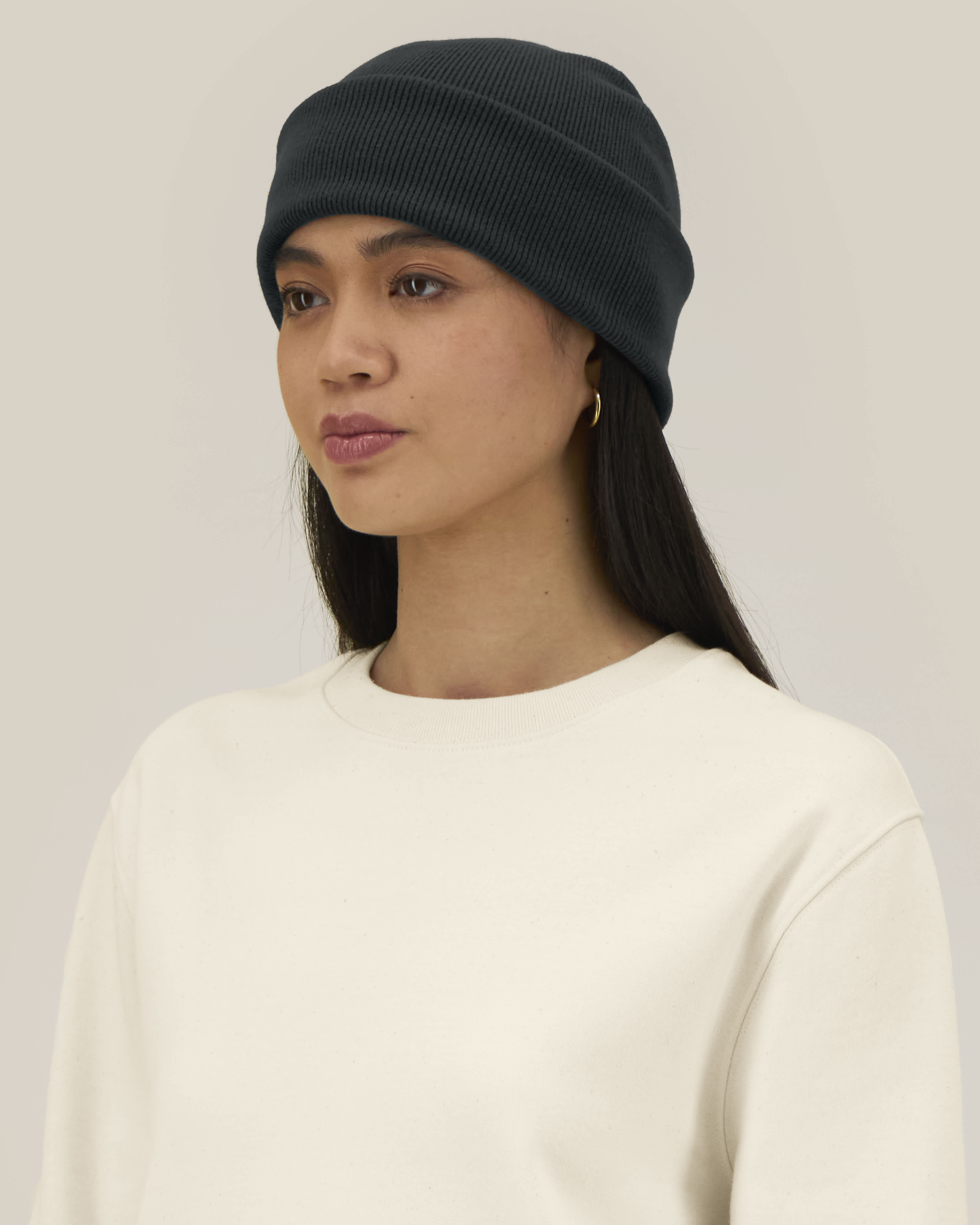 Bonnet Rib Beanie 2.0 de couleur Black - C002 de la marque Stanley/Stella