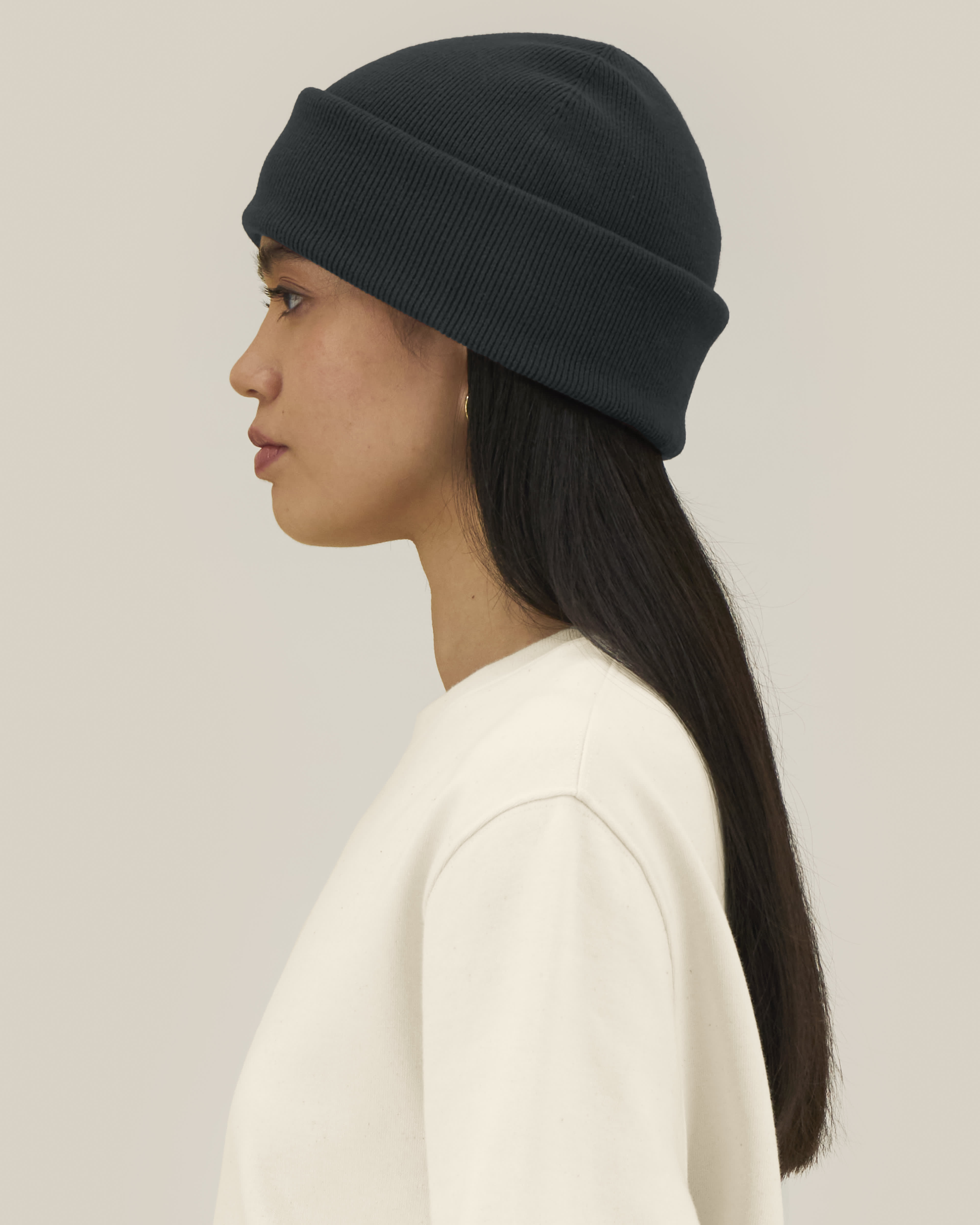 Bonnet Rib Beanie 2.0 de couleur Black - C002 de la marque Stanley/Stella
