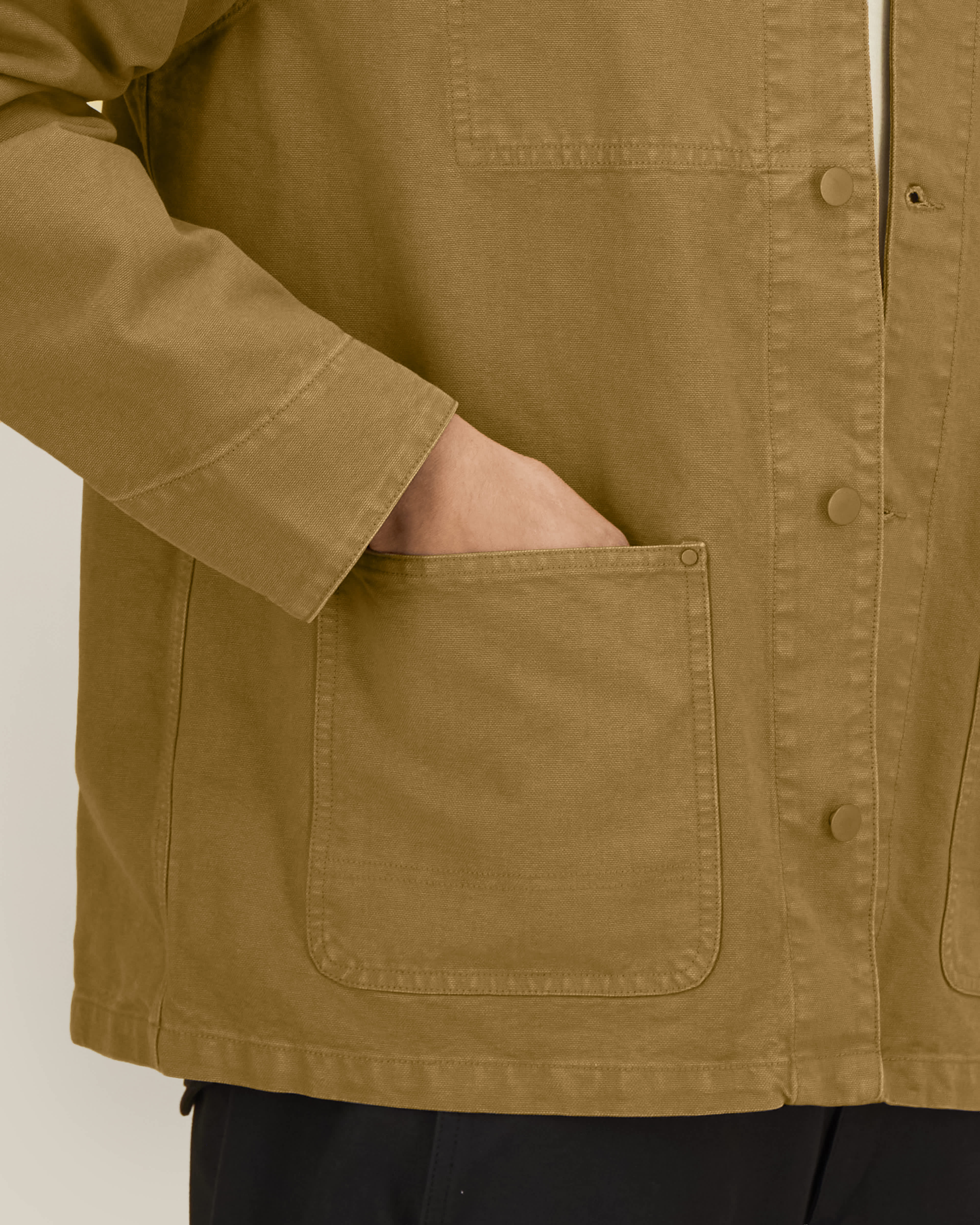 Veste Chore Jacket de couleur G.Dyed Bronze - C177 de la marque Stanley/Stella