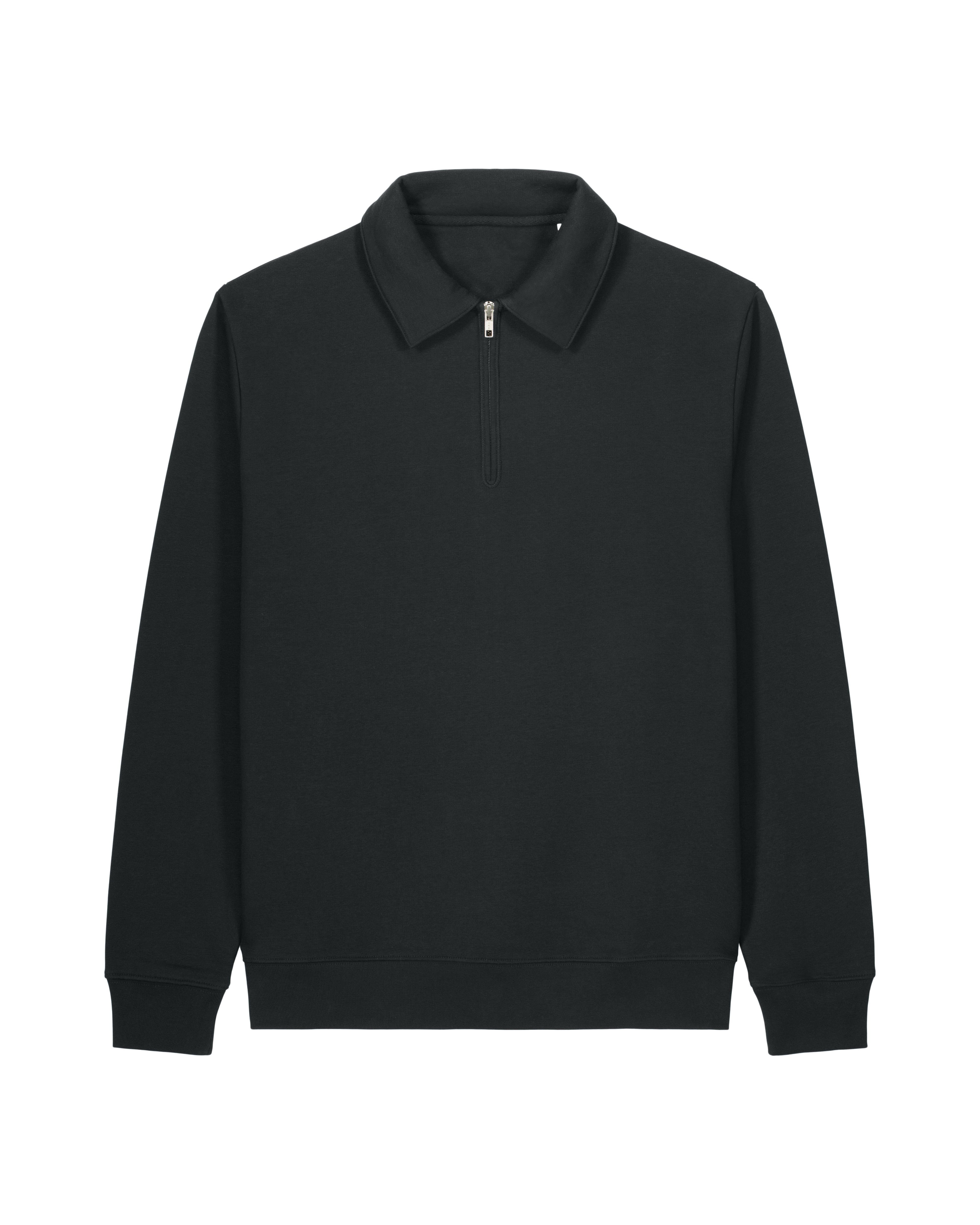 Sweatshirt Polo Proper de couleur Black - C002 de la marque Stanley/Stella
