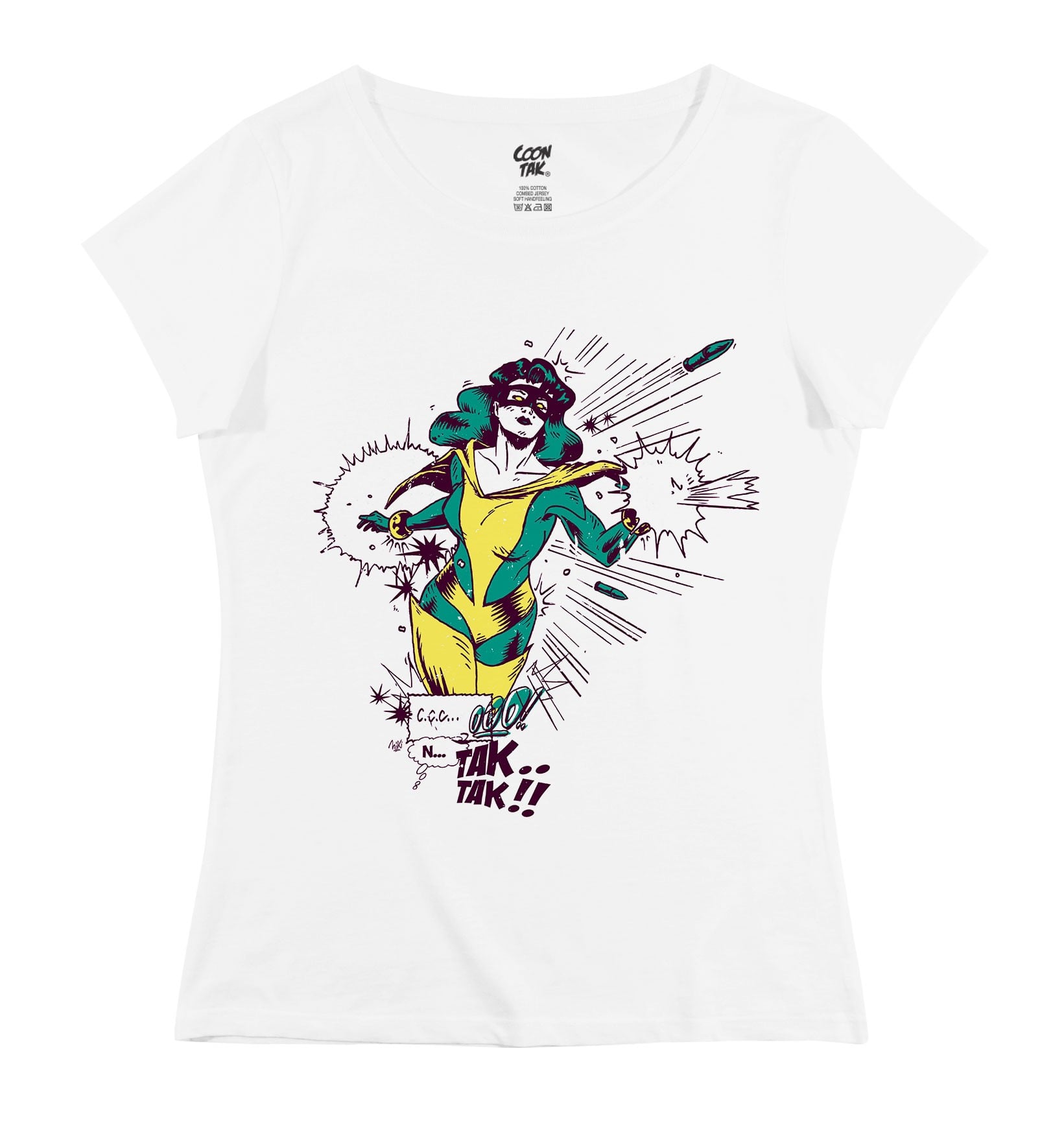 T-shirt Femme avec un Supawoman (En Promo) Grafitee