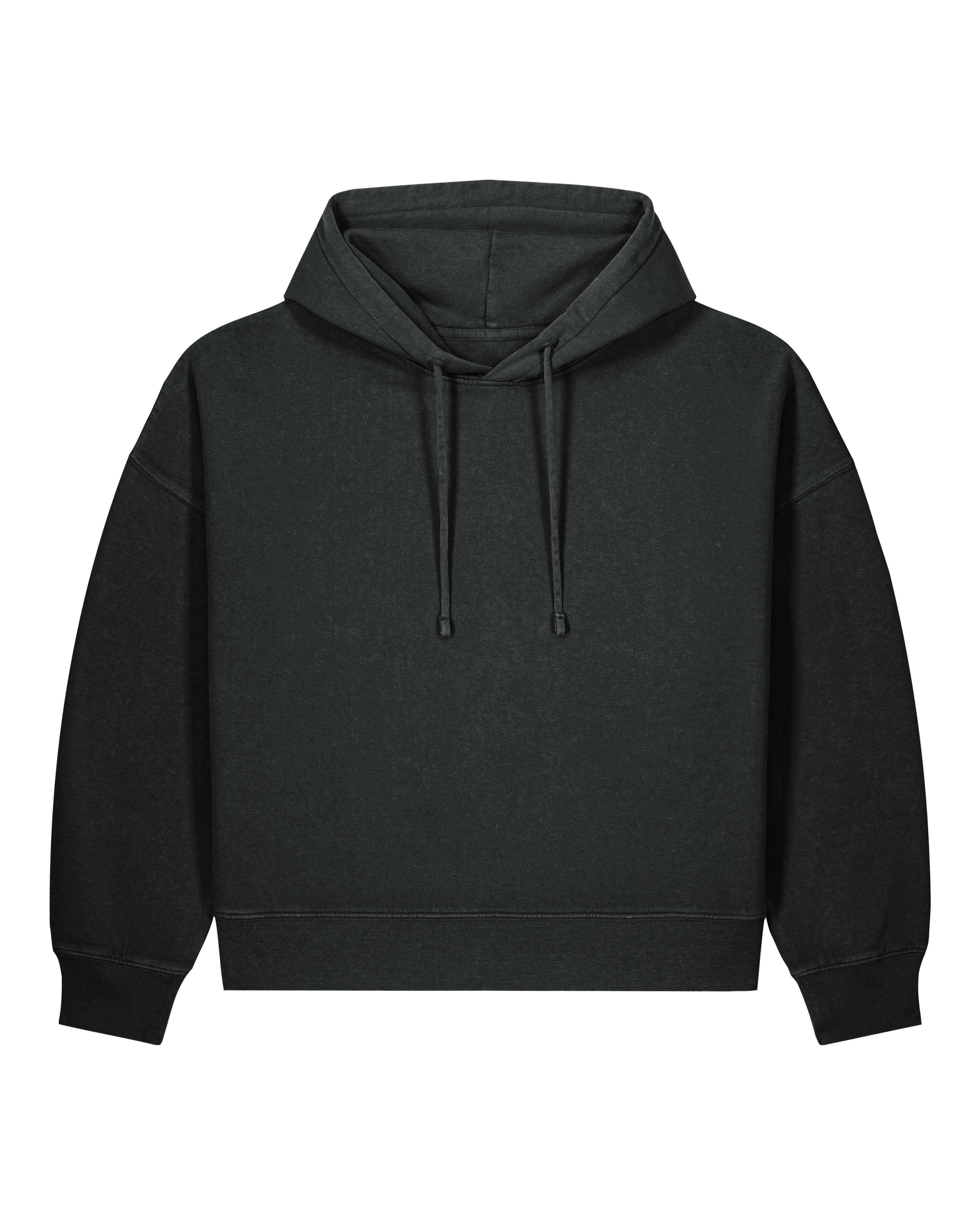 Hoodie Stella Nora Vintage de couleur G. Dyed Black Rock - C140 de la marque Stanley/Stella