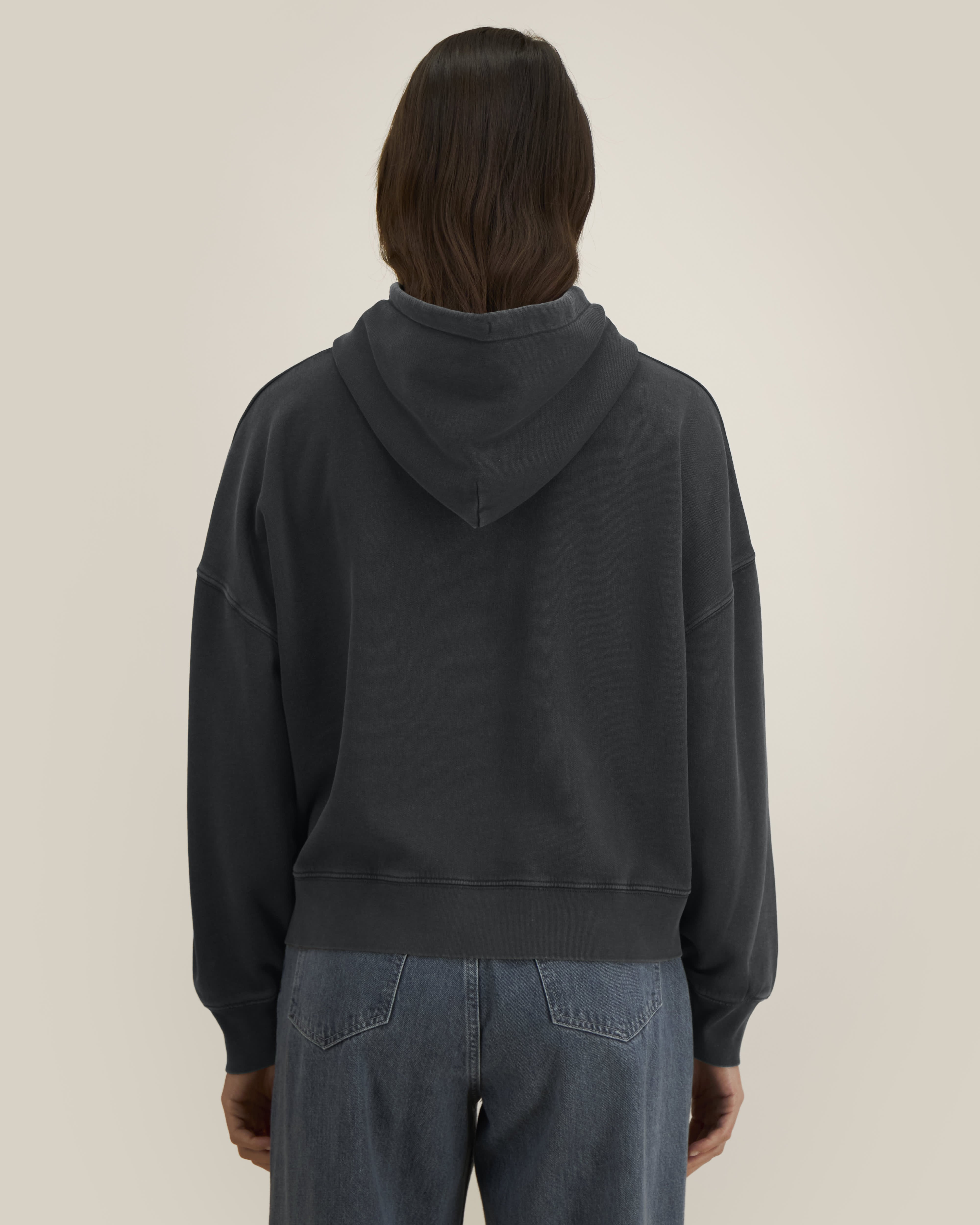 Hoodie Stella Nora Vintage de couleur G. Dyed Black Rock - C140 de la marque Stanley/Stella