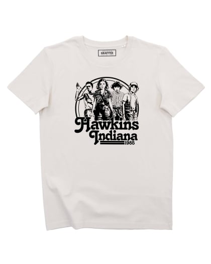 T-shirt Hawkins Indiana 1985 (En Promo) Grafitee