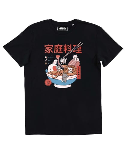 T-shirt Ramen et Mini Chats Grafitee