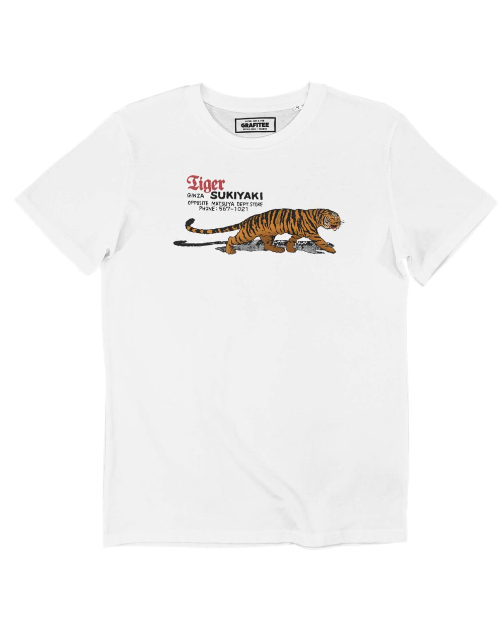 Teeshirt Tiger Sukiyaki Grafitee