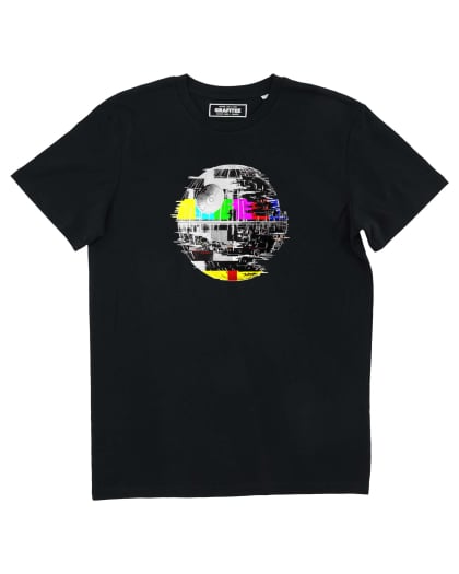 Teeshirt Death Star Glitch Grafitee