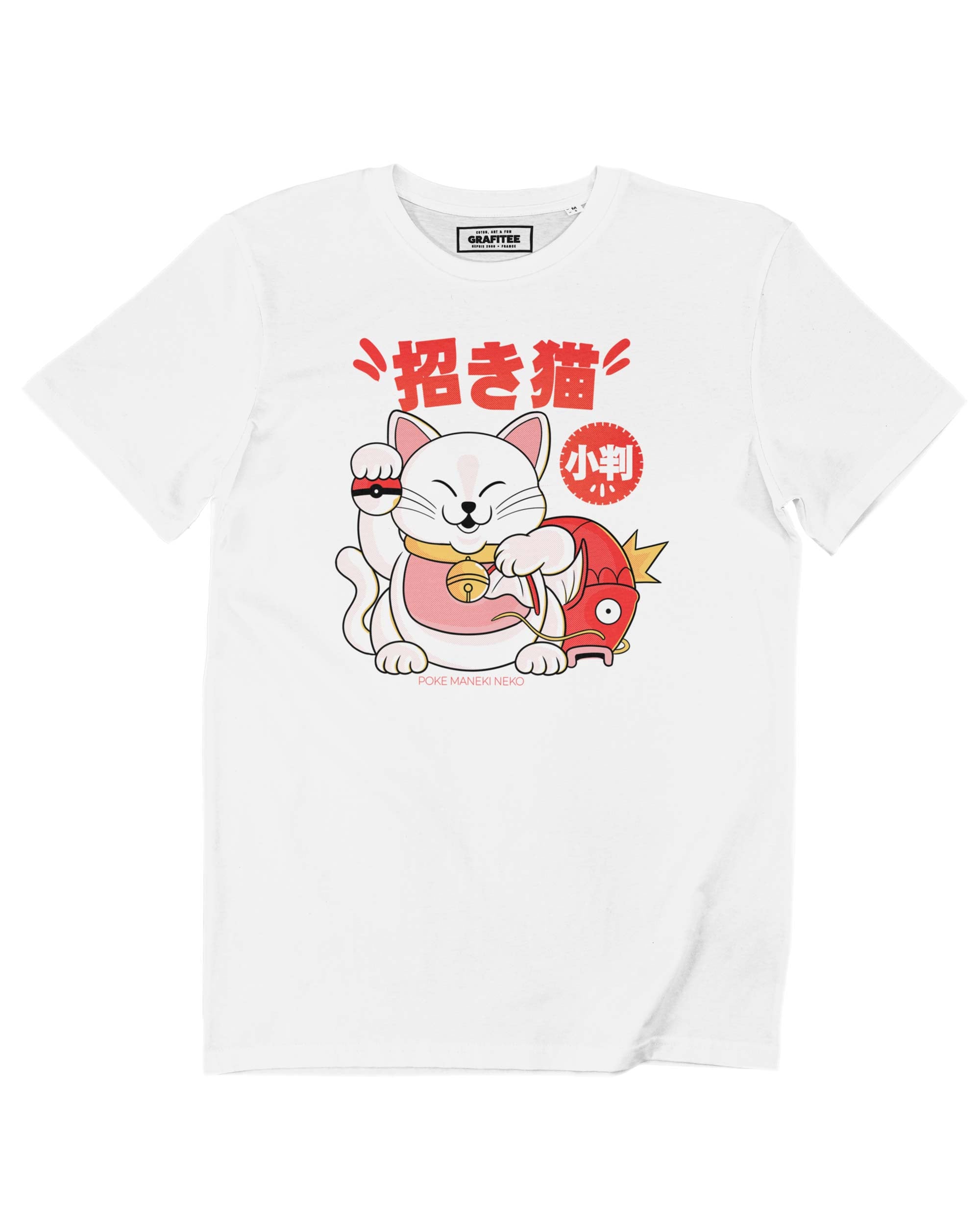 Tee shirt Poke Maneki Neko Grafitee