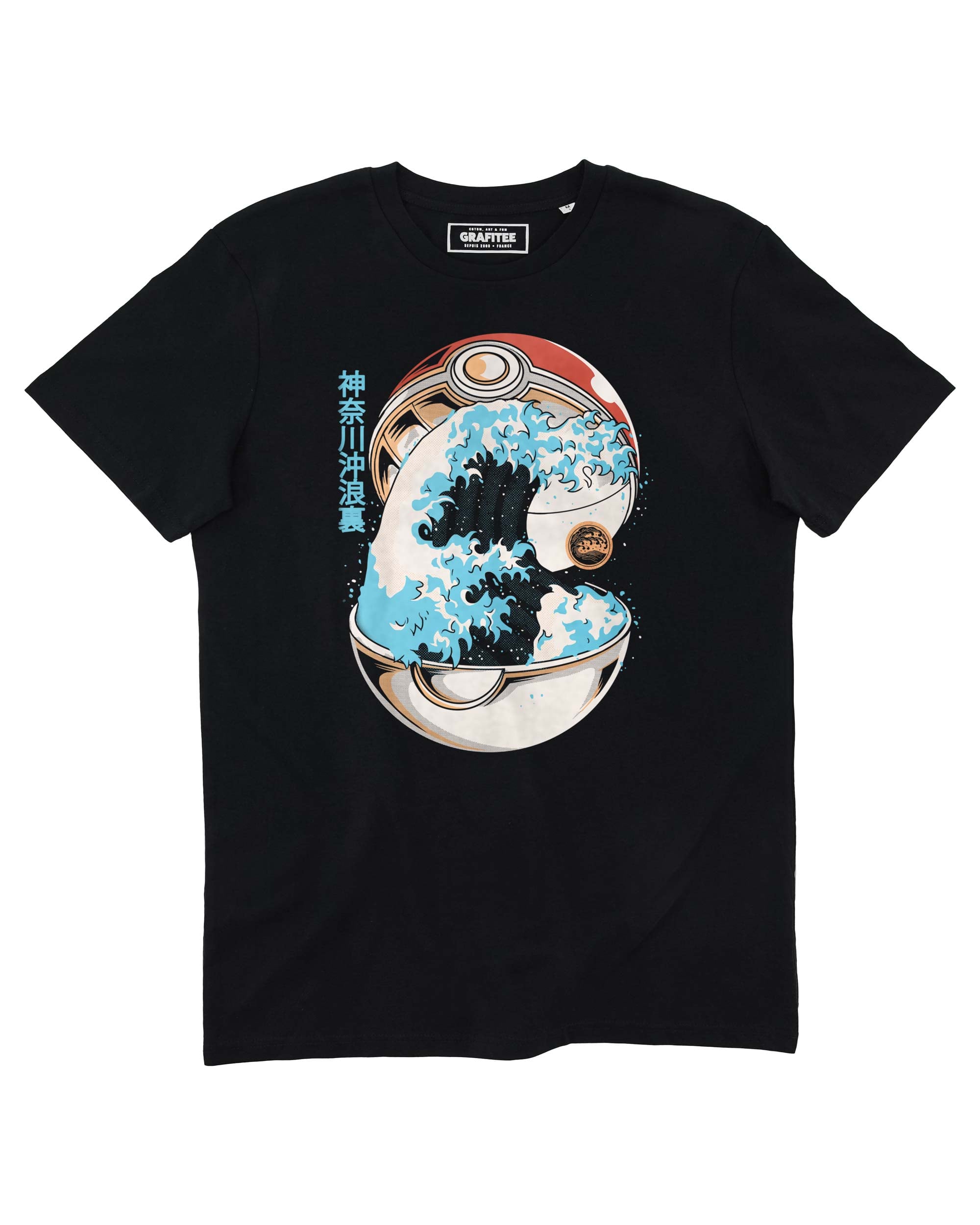 Tshirt The Great Pokewave Grafitee