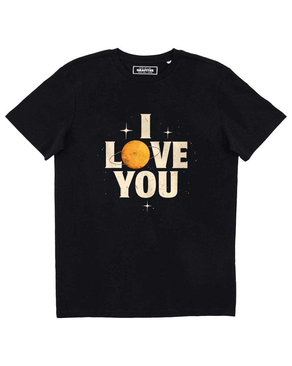T-shirt Gravity - I Love You Grafitee