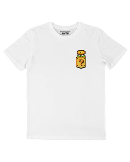 Tshirt Question Pocket Fire Flower Grafitee