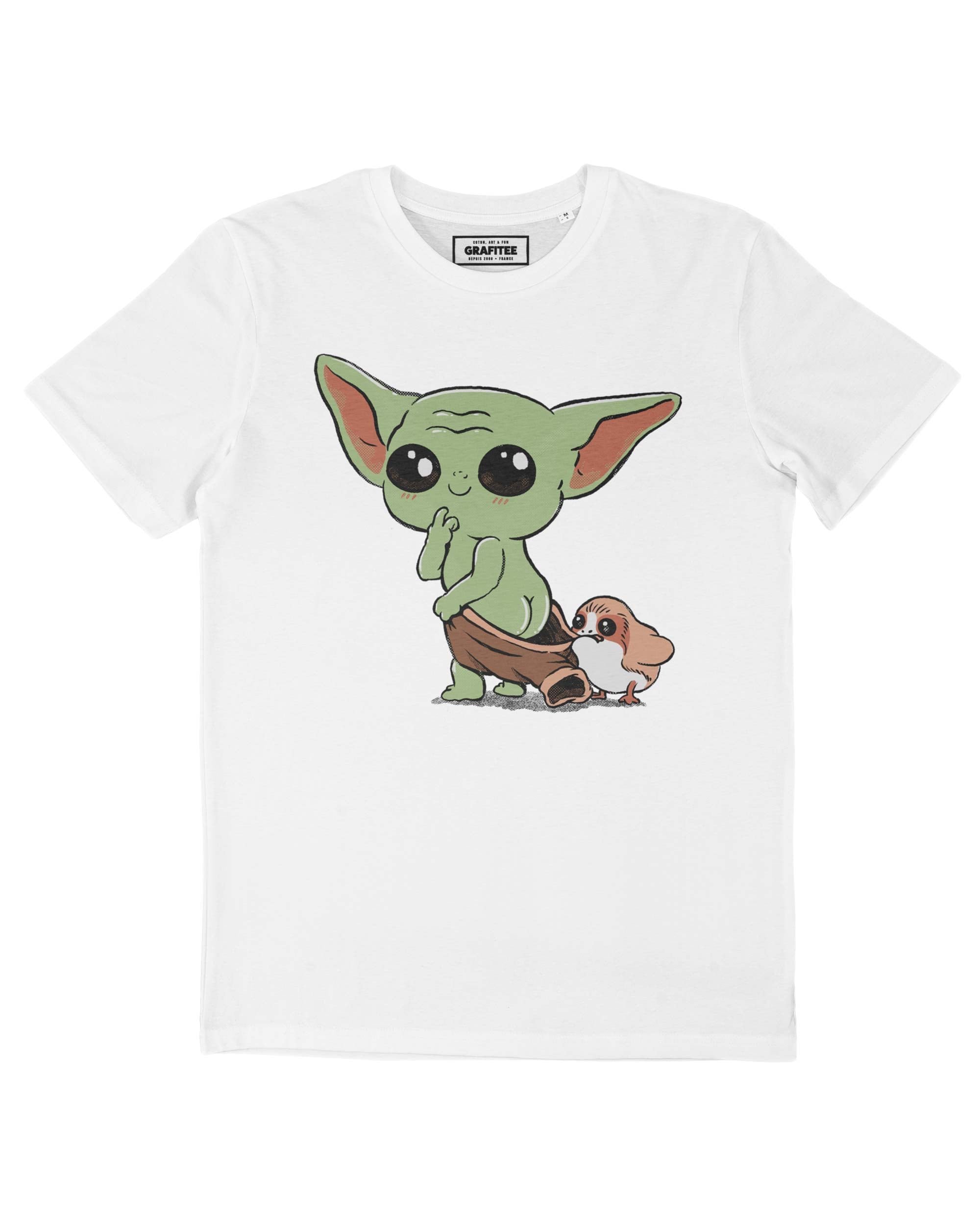 T-shirt Baby Yoda and Porg Grafitee