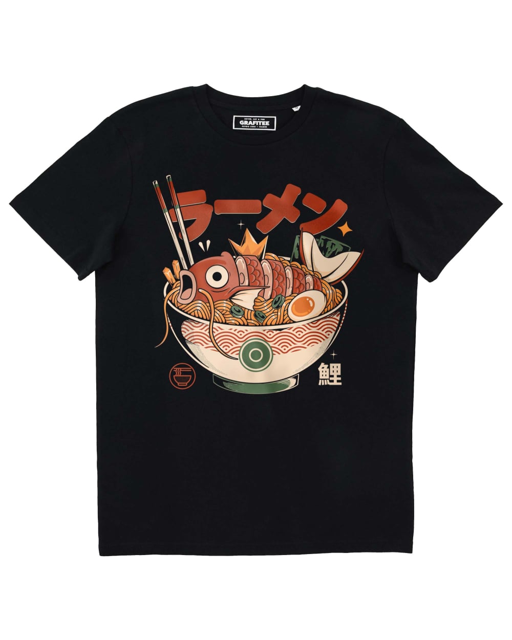 T-shirt Sushikarp - Ramen au Magicarpe Grafitee