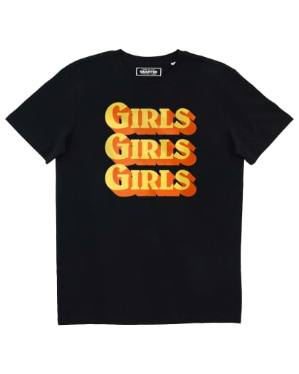 Tee shirt Girls Girls Girls Grafitee