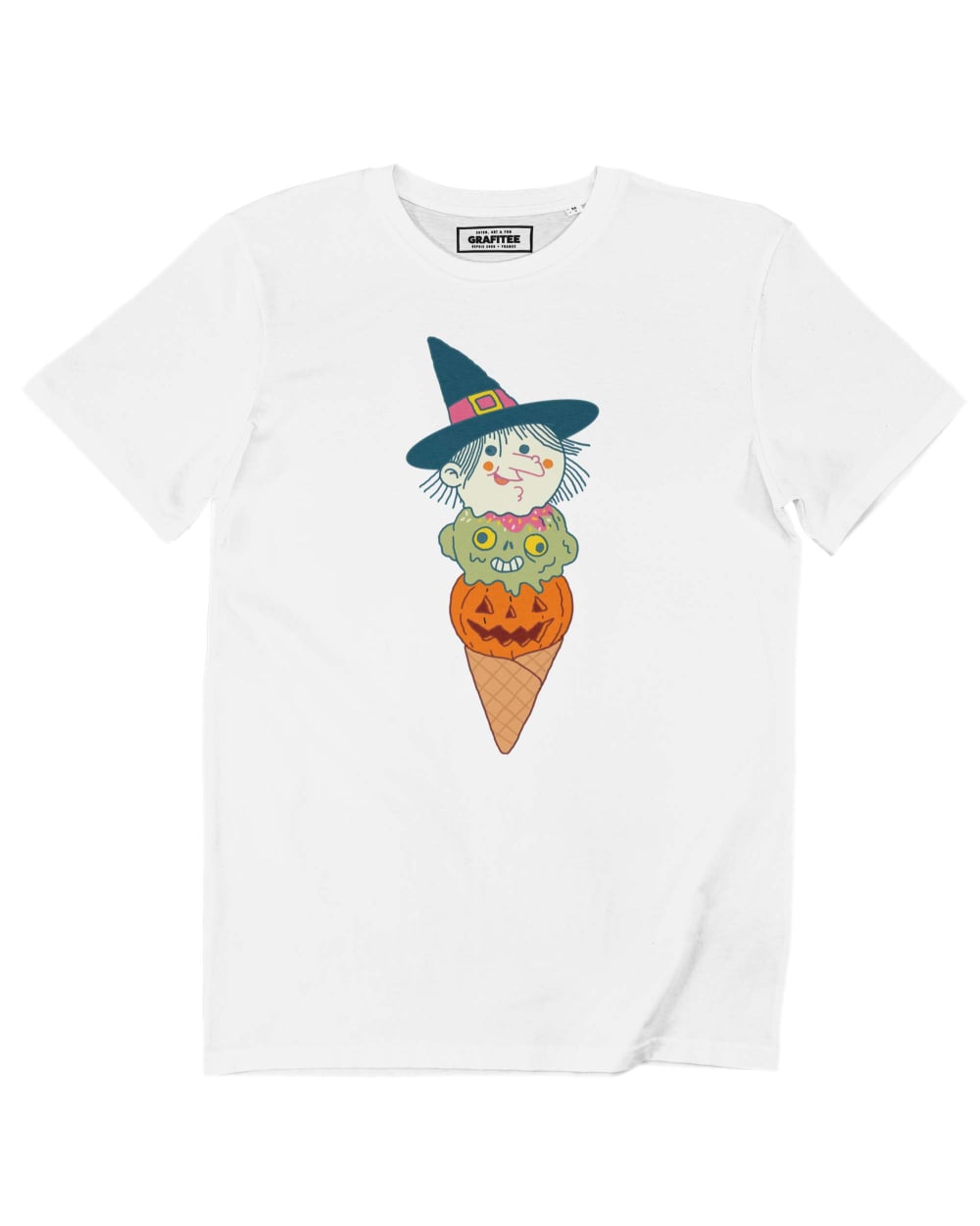 Teeshirt Halloween Ice Cream Grafitee
