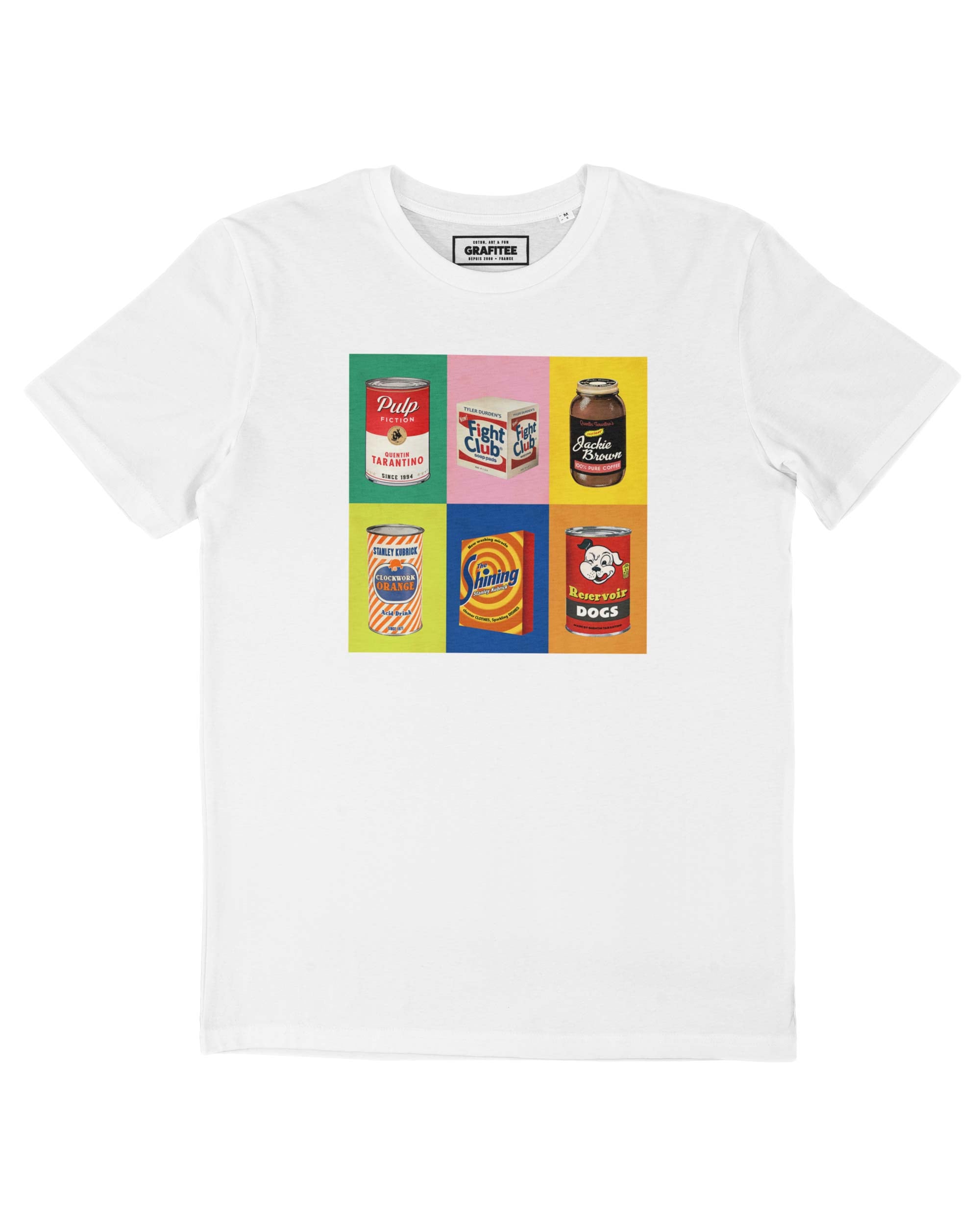 Tee-shirt 6 Packs - Films Cultes Pop Art Grafitee