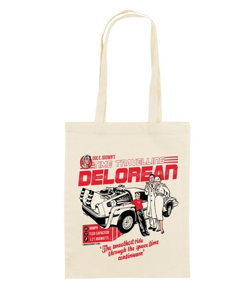 Tote Bag Delorean Grafitee